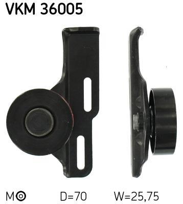 Rolo tensor da correia trapezoidal estriada SKF ref. VKM 36005